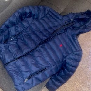 Polo Ralph Lauren puffer jacket, size S, dark blue